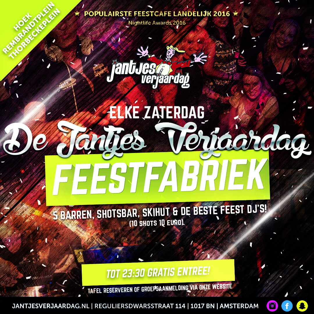 Agenda Jantjes Verjaardag